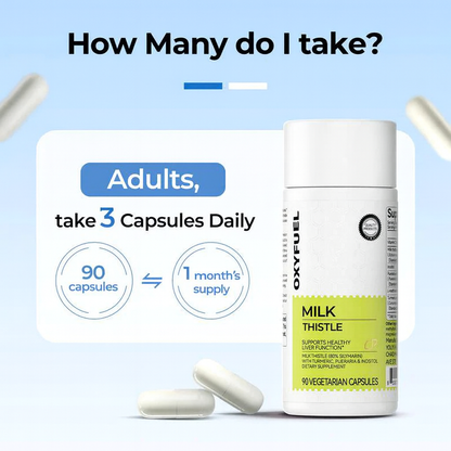 Oxyfuel™ Milk Thistle Liver Detox & Colon Cleanse