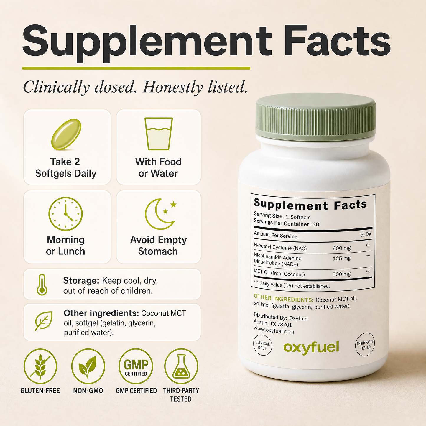 OxyFuel™ NAC600 Daily Complex